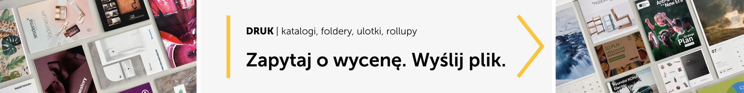 Kontakt, wycena i składanie zamówień na druk katalogów, folderów, ulotek | Drukarnia Warszawa 👉 ️Wyślij zapytanie i plik do druku