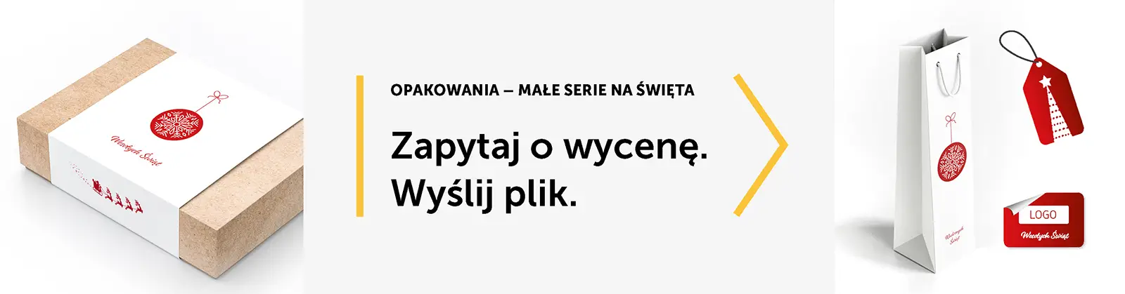 Opakowania, owijki w małych seriach, na święta – Drukarnia Graffidea Warszawa